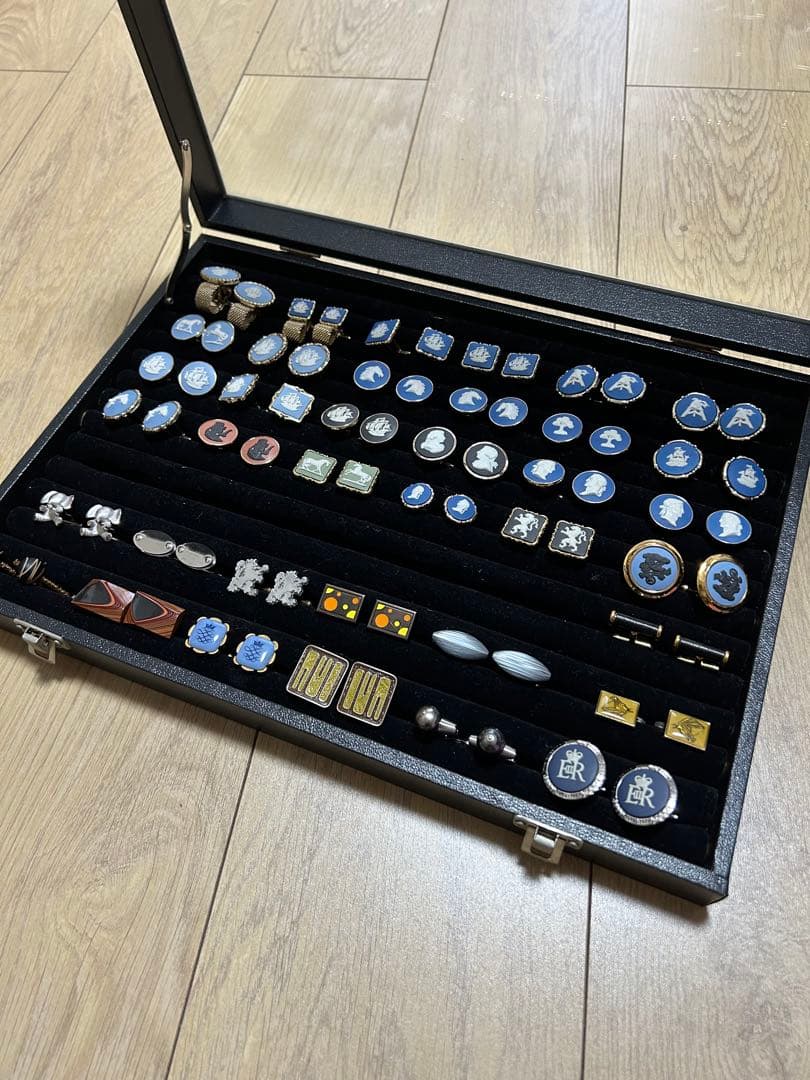  カフス 動物モチーフ ウェッジウッド