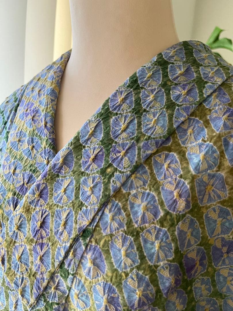 有松蜘蛛絞り✴︎暈し染め