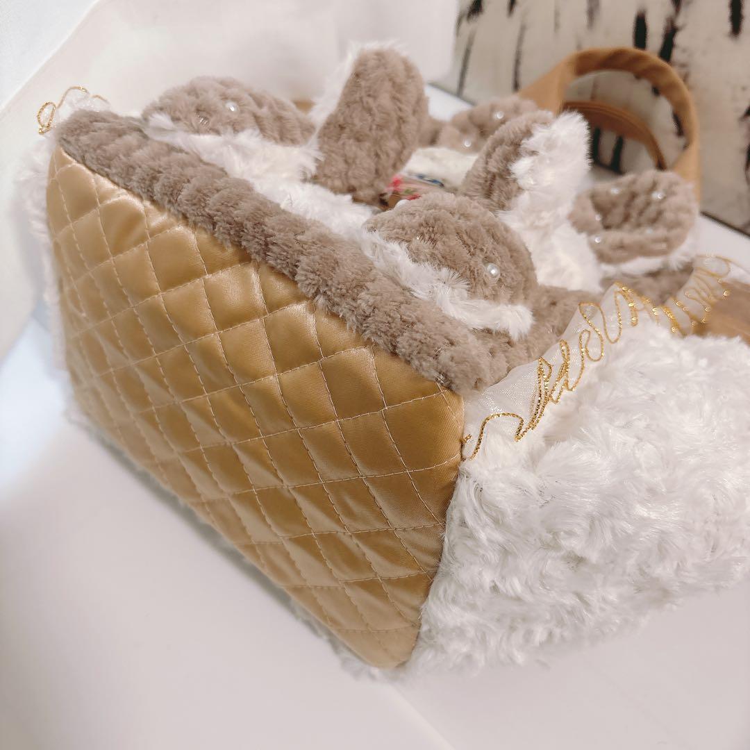 f*t様 コヤンイサムチョン　バック　カフェモカカラー　ルミちゃん　ふわふわファ