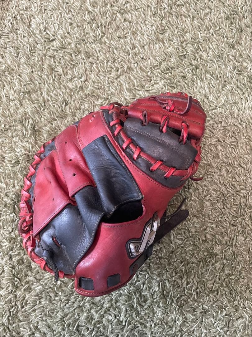 やきにく大好き　ハタケヤマ　軟式　少年用　キャッチャーミット