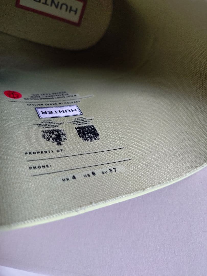 HUNTER プレイ ショート スペックル ソール 23 UK4 美品 ハンター