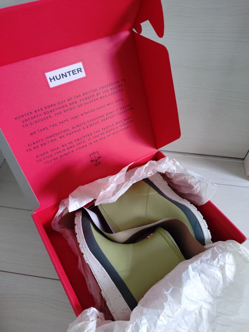 HUNTER プレイ ショート スペックル ソール 23 UK4 美品 ハンター