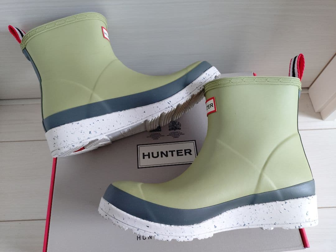 HUNTER プレイ ショート スペックル ソール 23 UK4 美品 ハンター