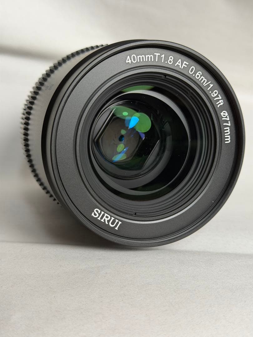 SIRUI 40mm T1.8 1.33x アナモルフィックレンズ Eマウント