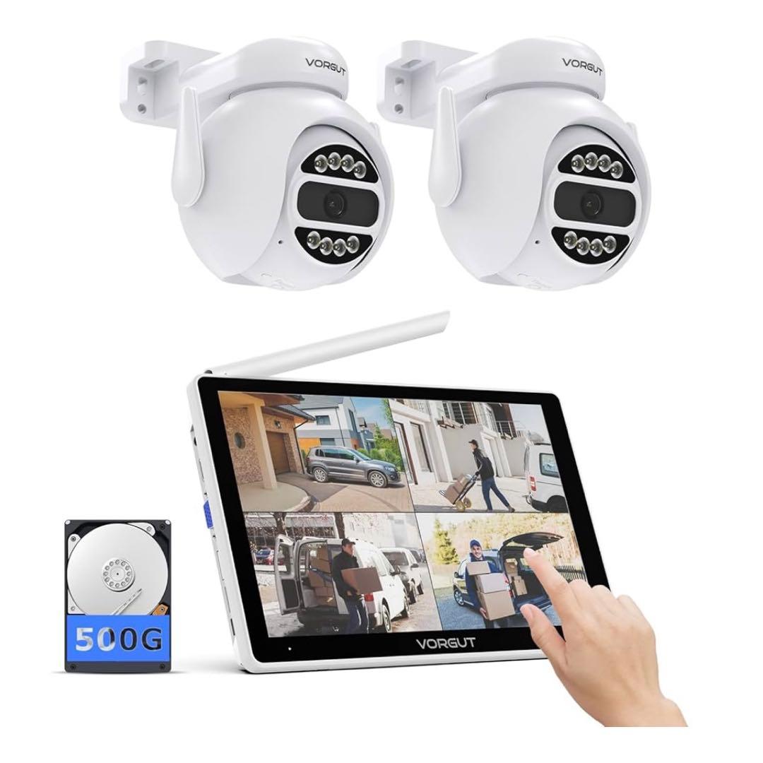 Q3322 VORGUT 500万画素 ワイヤレス防犯カメラ