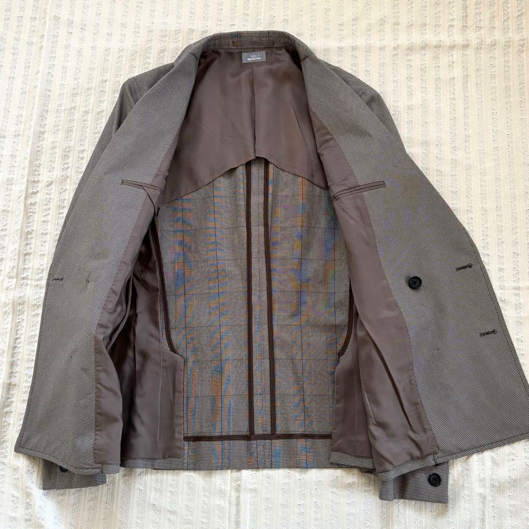 ⭐︎入手困難　カラー　ドッキング　再構築　ダブル　テーラードジャケット　再構築　2