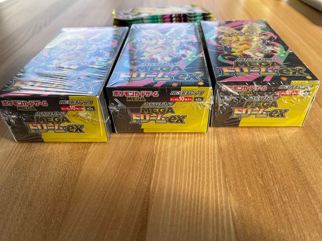 ポケモン MEGA ドリームEX 3Boxシュリンクあり＋バラ10パックセット