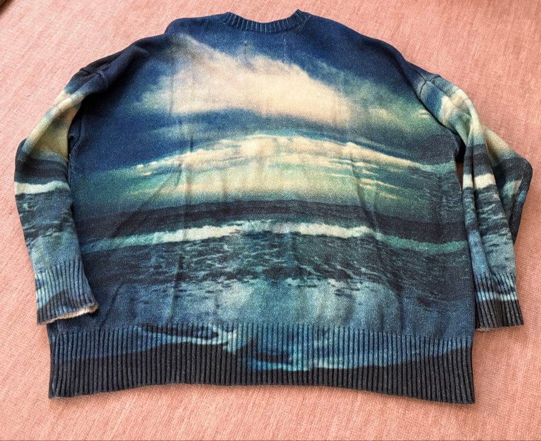 【DAIRIKU / ダイリク】18SS Photo Pullover Knit