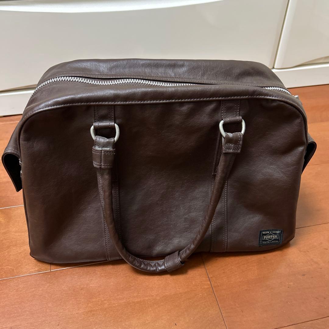 ポーター フリースタイル ミニボストンバッグ ブラウン（チョコ）