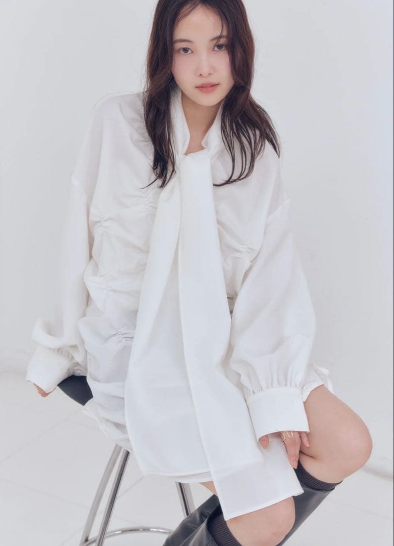 drawstring tie tunic andequal アンドコール