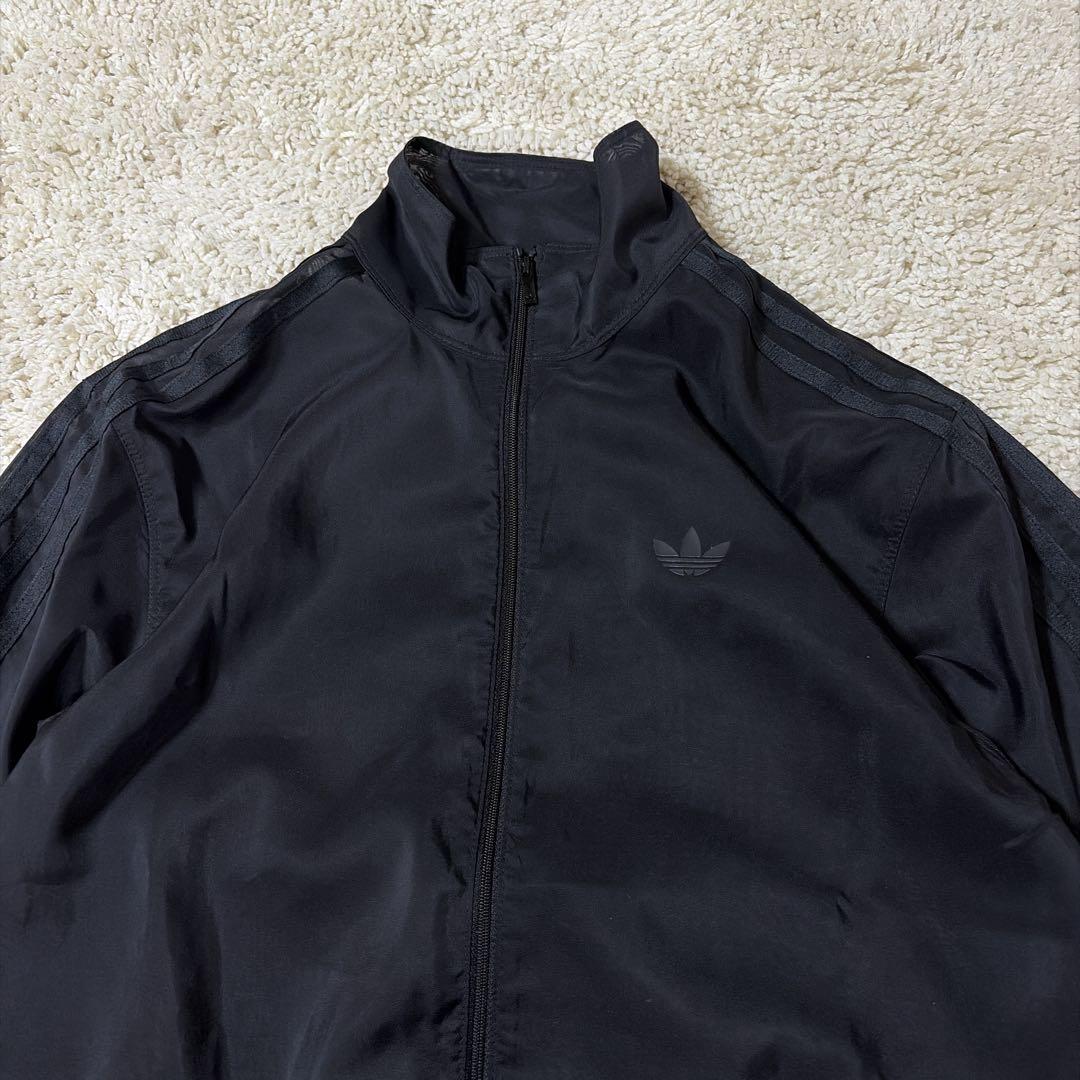 【入手困難】アディダス アディカラー シアートラックトップ ジャージ 透け感 黒