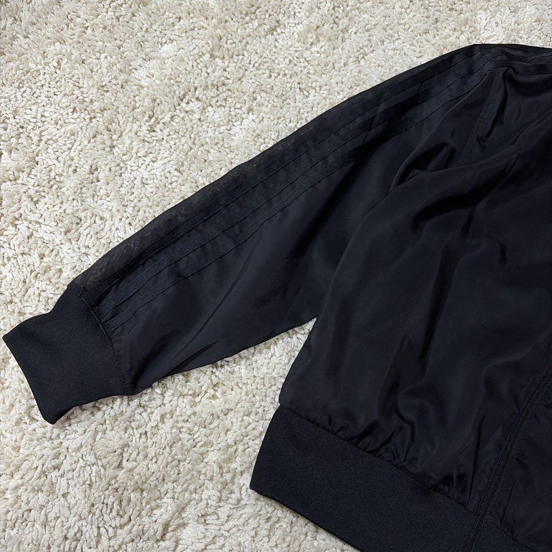 【入手困難】アディダス アディカラー シアートラックトップ ジャージ 透け感 黒