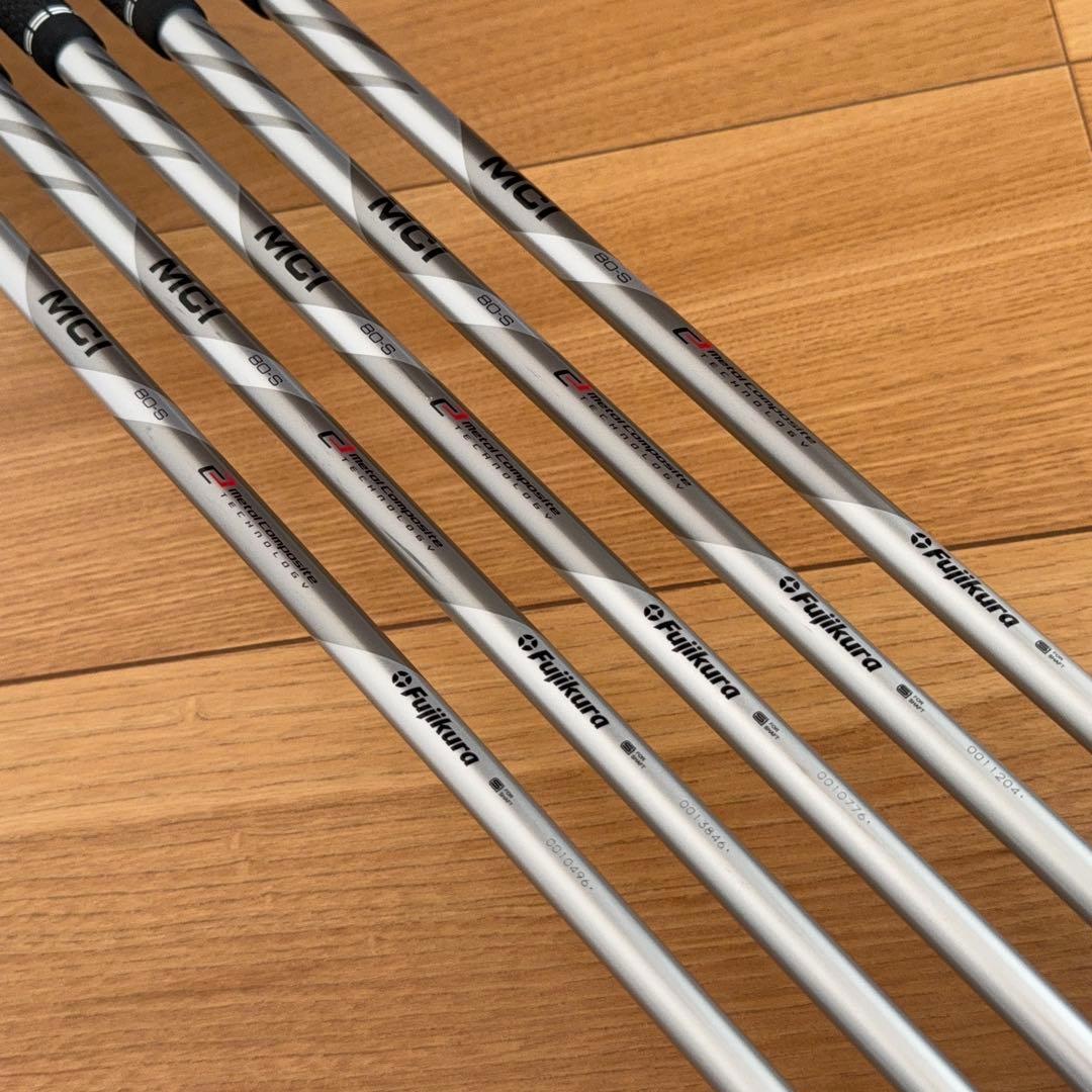 【美品】テーラーメイド P7CB アイアン 6i〜PW 5本 MCI 80S