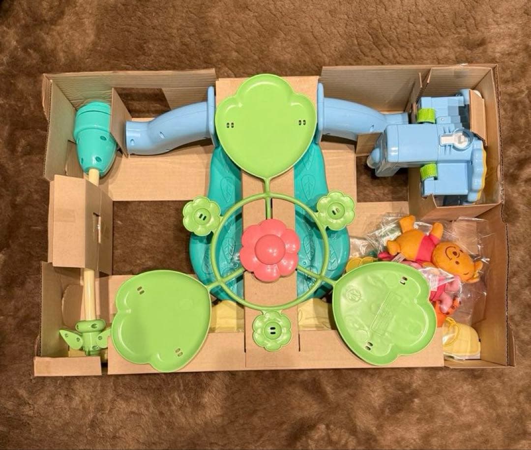 【極美品】くまのプーさん えらべる回転6WAY ジムにへんしんメリー プーメリー