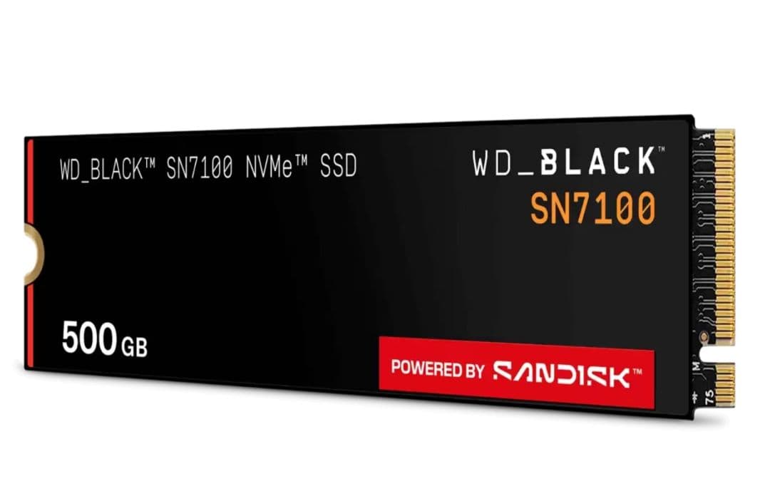 【M.2 SSD】500GB WD BLACK SN7100
