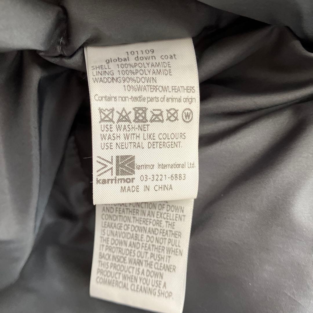 カリマー ダウンジャケット 中綿 防寒 アウトドア キャンプ フード付き カーキ