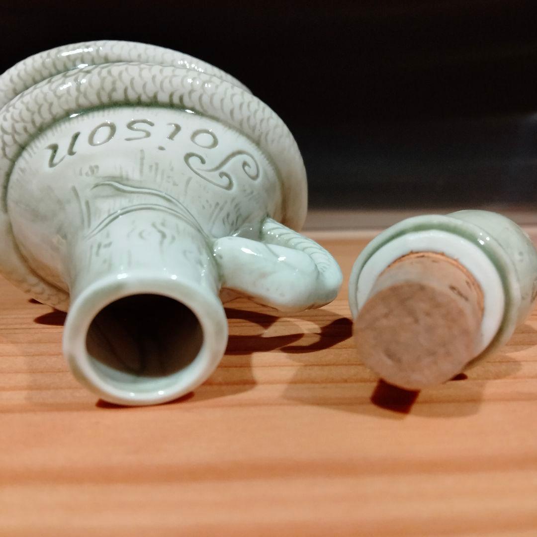 アンティーク 20s 30s スカル ドクロ 蛇 デカンタ ビンテージ ポイズン