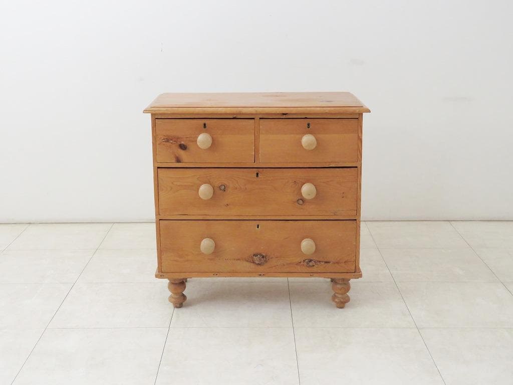 イギリス アンティーク オールドパイン無垢材 チェスト検ロイズペニーワイズカーフ