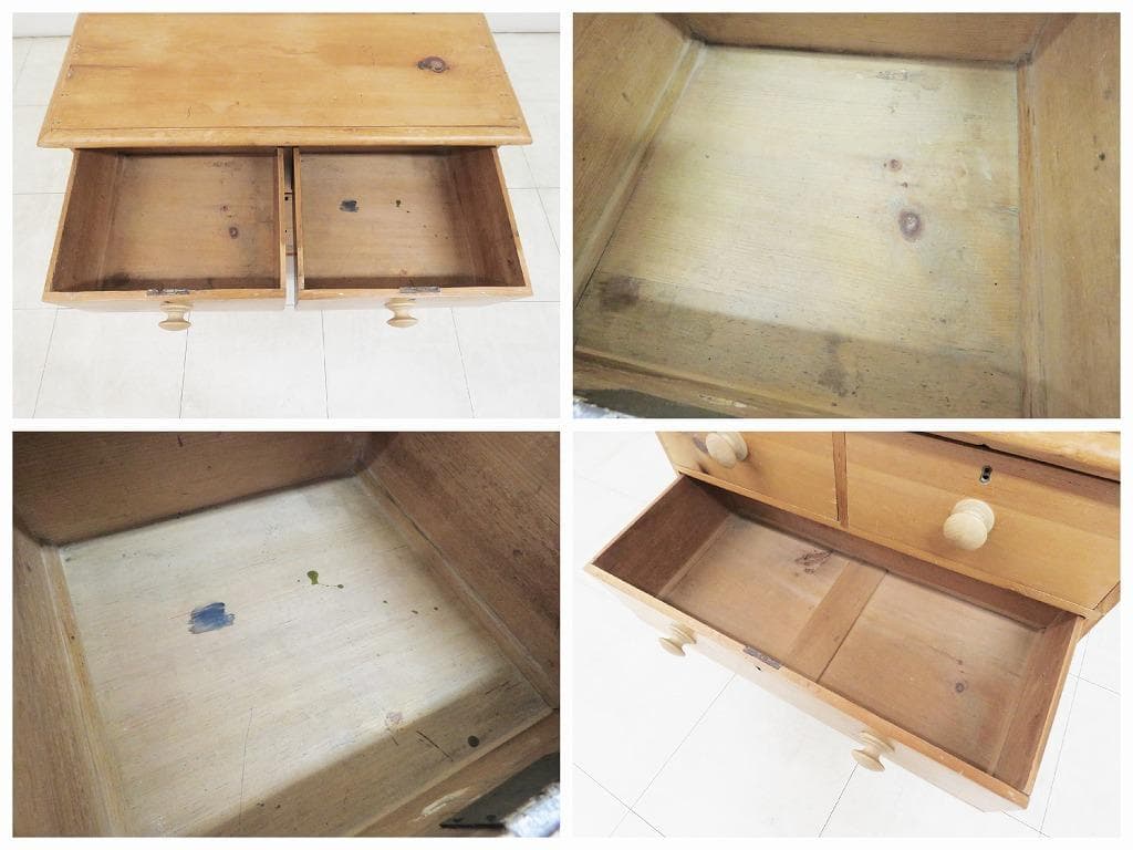 イギリス アンティーク オールドパイン無垢材 チェスト検ロイズペニーワイズカーフ