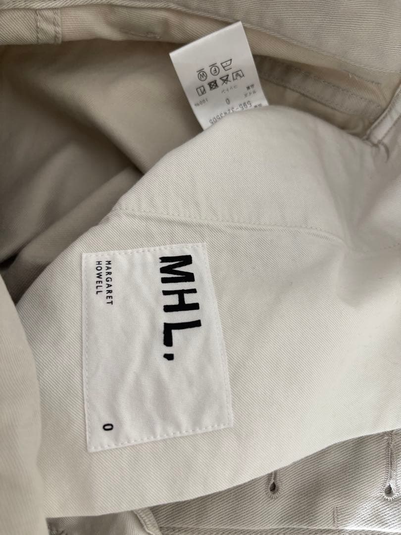 2023AW MHL. コットンパンツ　マーガレットハウエル