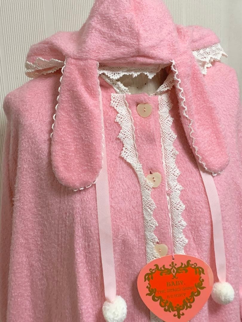 新品 BABY THE STARS SHINE BRIGHT うさみみ ケープ