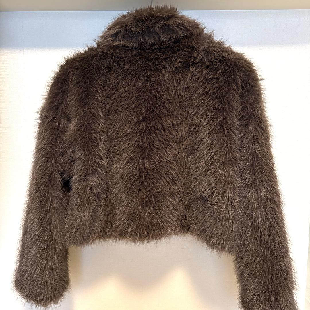 mystic ブラウン ファーコート