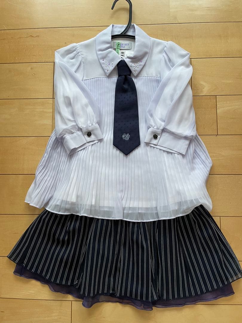 美品 ANNA SUI mini アナスイミニ フォーマル 120 入学　卒業