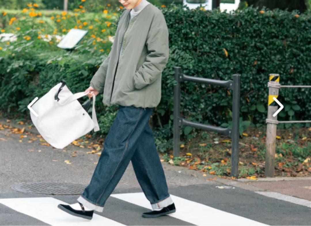 北欧暮らしの道具店 ふんわり軽くてあったかい 洗えるショート丈コート(中綿入り)