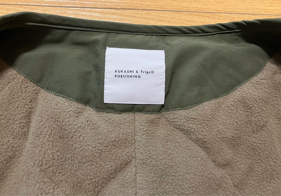 北欧暮らしの道具店 ふんわり軽くてあったかい 洗えるショート丈コート(中綿入り)