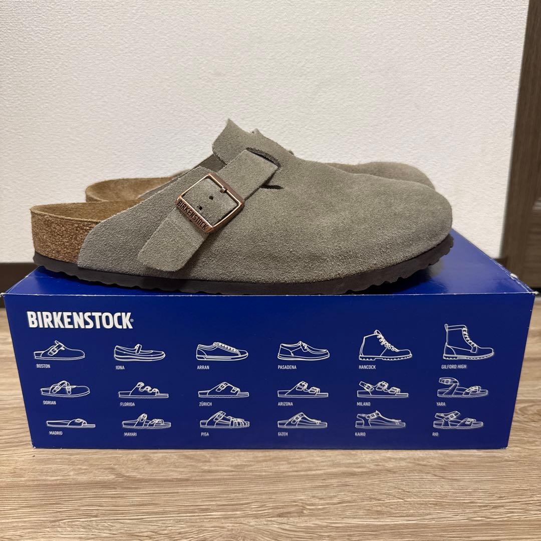 靴 BIRKENSTOCK Boston Taupe 27cm