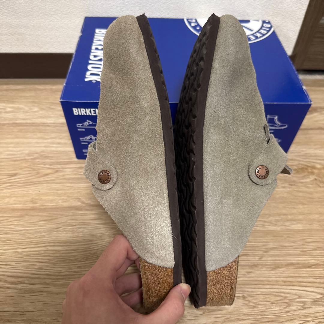 靴 BIRKENSTOCK Boston Taupe 27cm