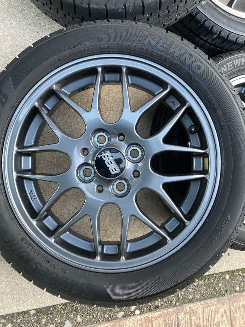 BBS 15インチ ホイールセット ブリヂストン　ダイハツ　コペン　L880k