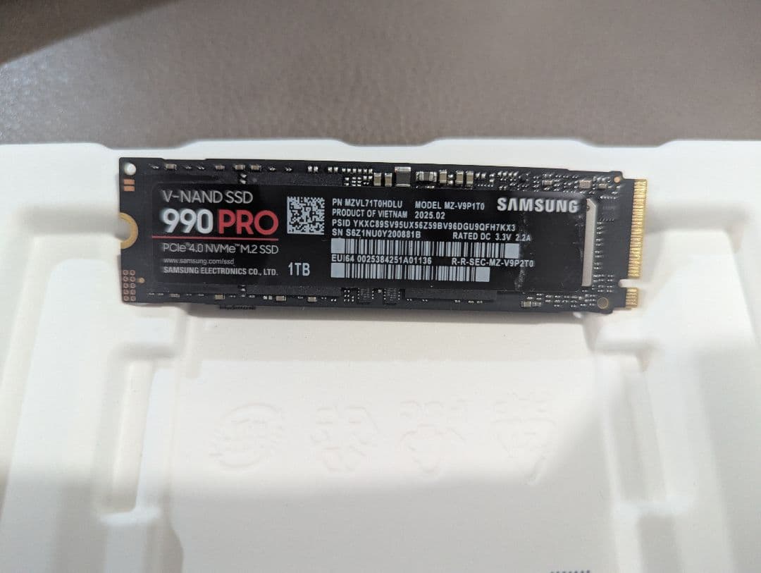 a*a様 Samsung 990 PRO 1TB M.2 NVMe SSD