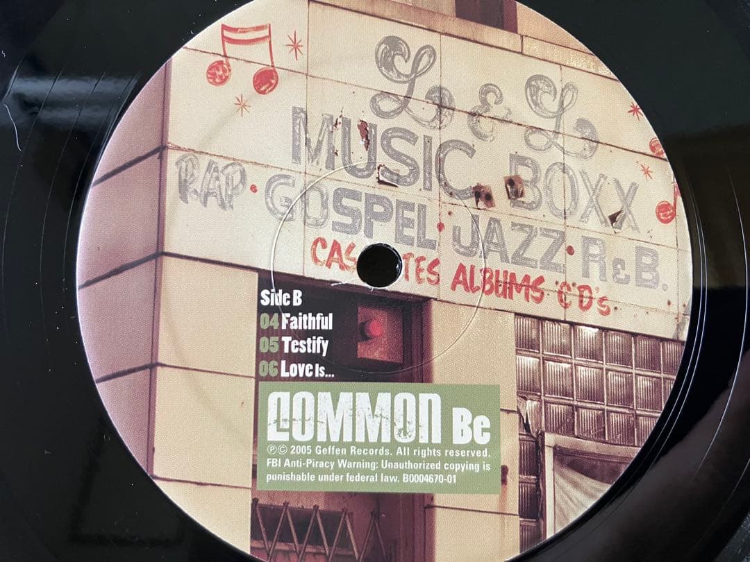 【アナログ2LPレコード】Common コモン - Be•Hip Hop•R&B