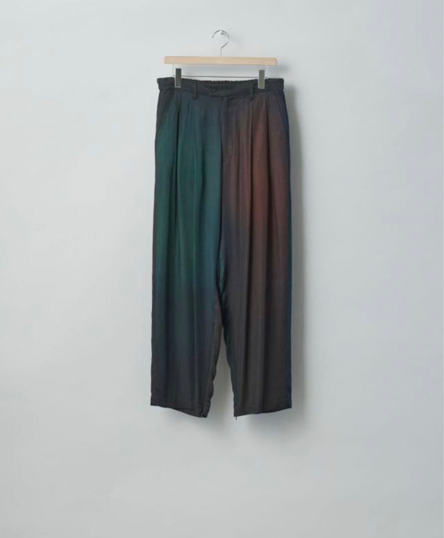 stein-シュタインのグラデーションのワイドイージートラウザーズ　Sサイズ