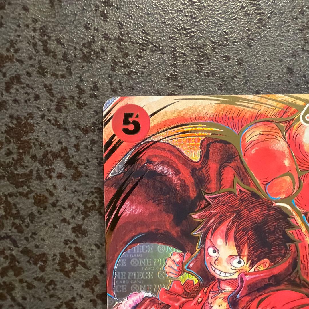 ルフィ SR-P 尾田栄一郎サイン入り　ST01-012 新時代の主役　SP