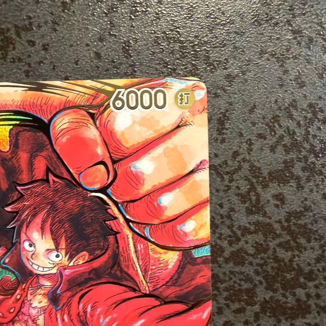 ルフィ SR-P 尾田栄一郎サイン入り　ST01-012 新時代の主役　SP