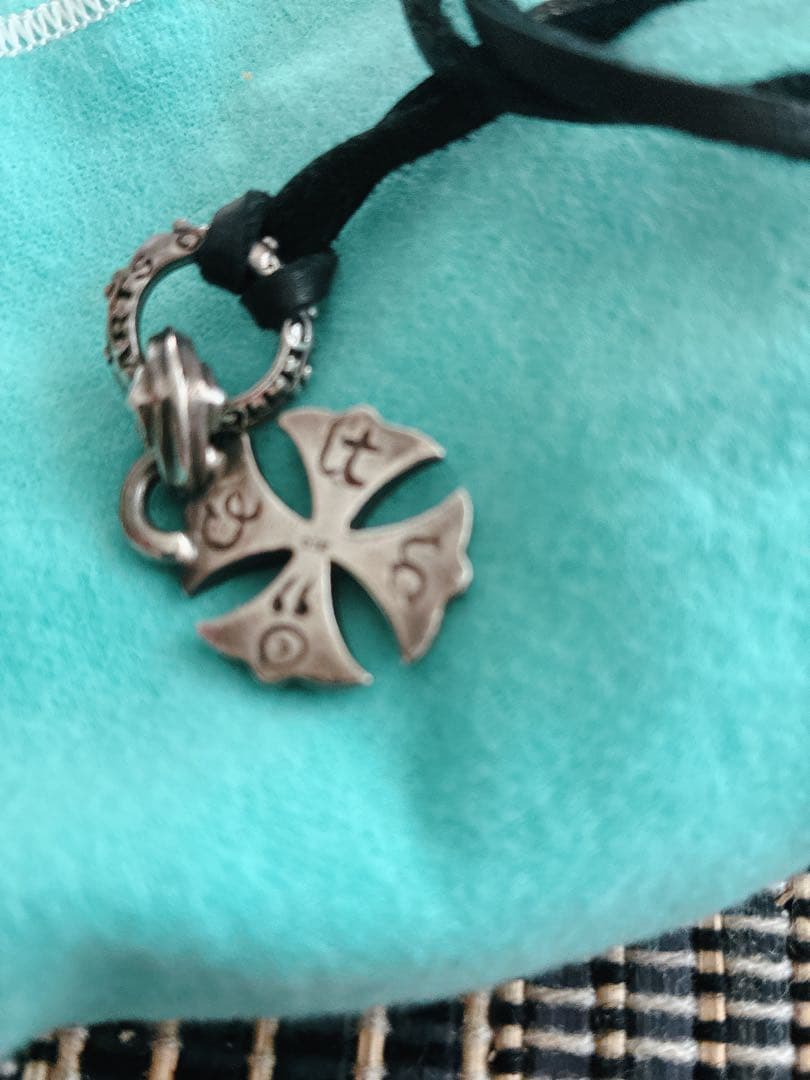 キ*ー様 シルバー クロスモチーフ ペンダント