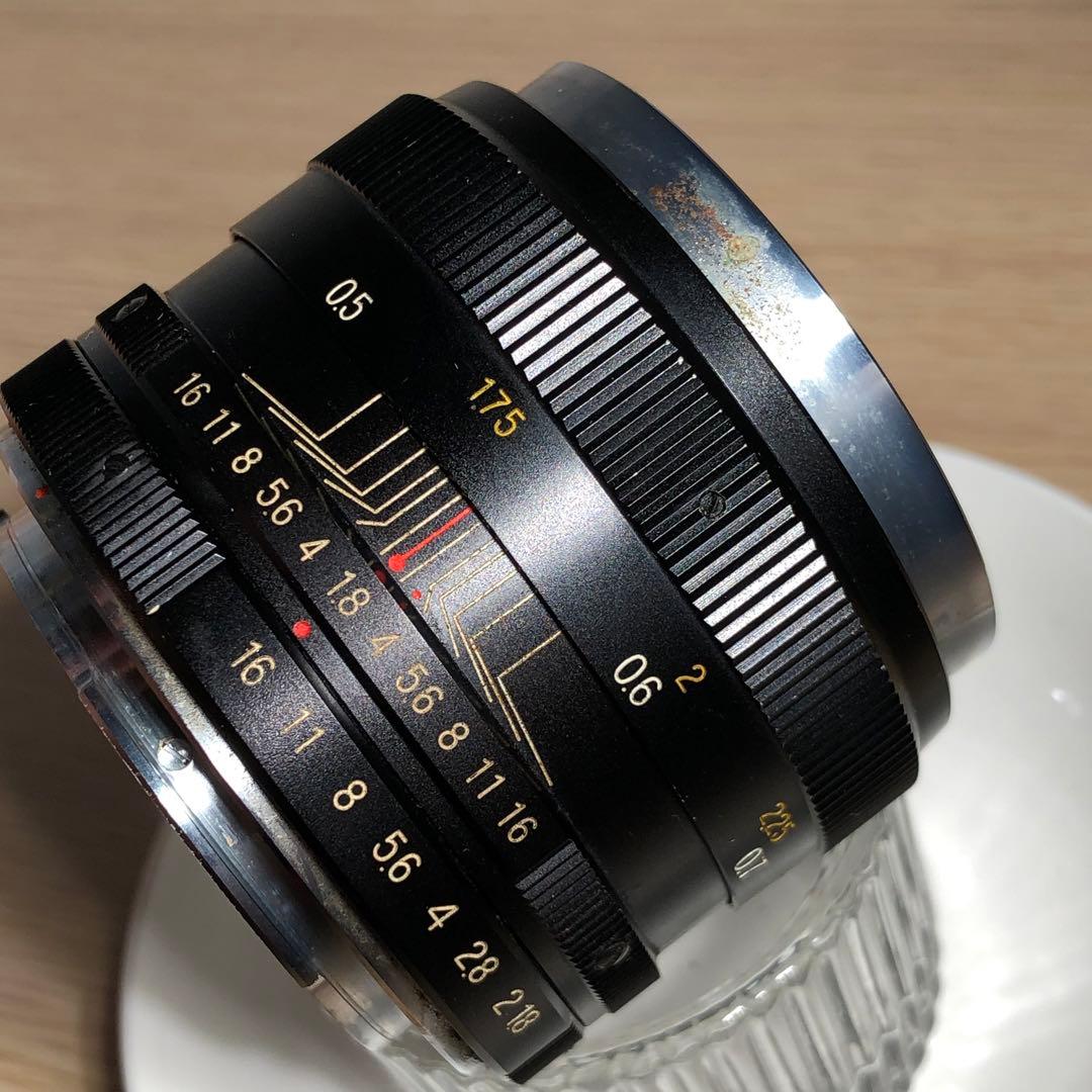 独自マウント　YASHICA auto yashinon 5.5cm f1.8