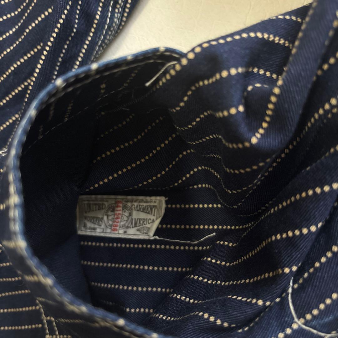 ⭐️紋次郎様　MARKAWARE ネイビー ストライプ カバーオール