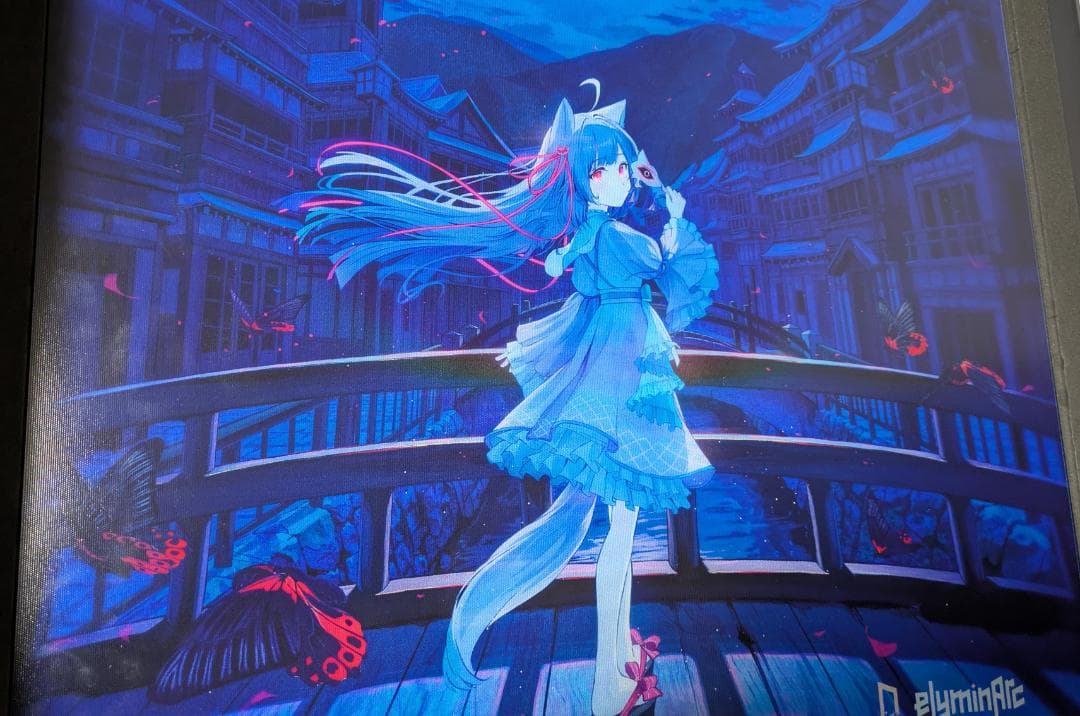 eLuminArc ガラスマウスパッド GMeLA 月灯