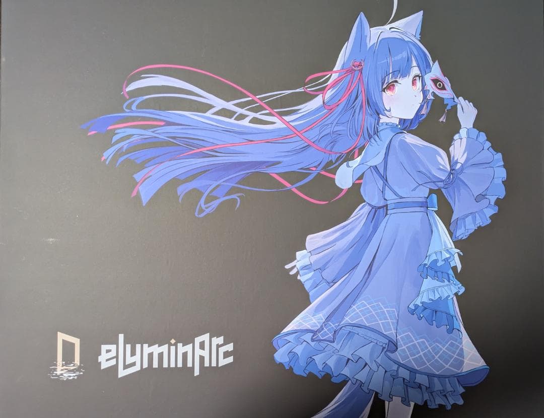 eLuminArc ガラスマウスパッド GMeLA 月灯