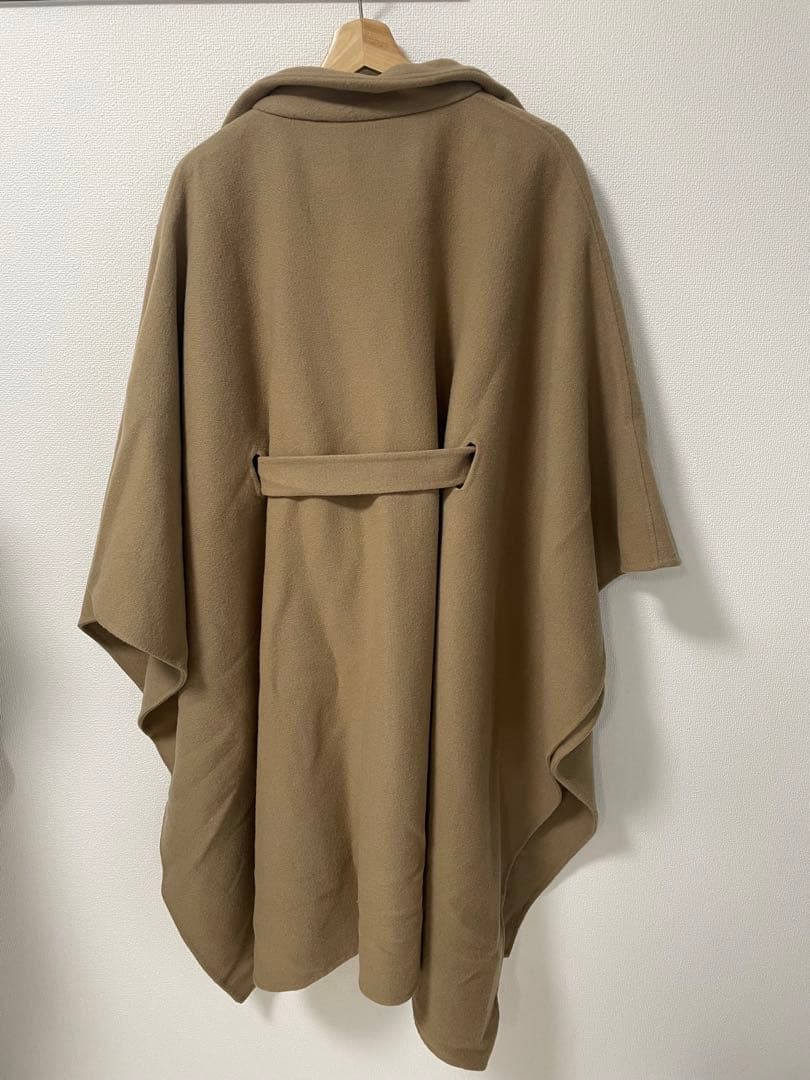 アニュアンス　anuans ウールポンチョコート　ブラウン　F