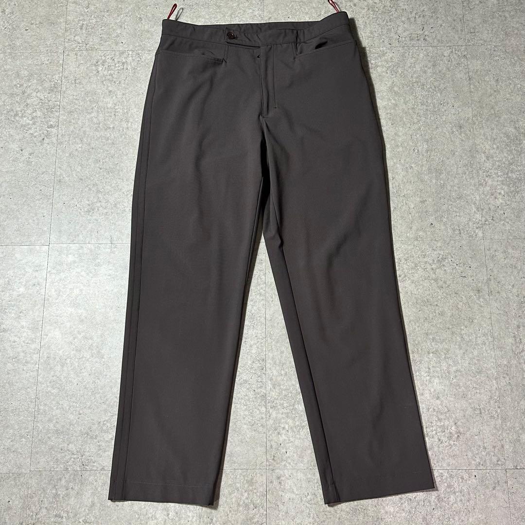 PRADA ブラウン ナイロン スラックス ストレッチ 50