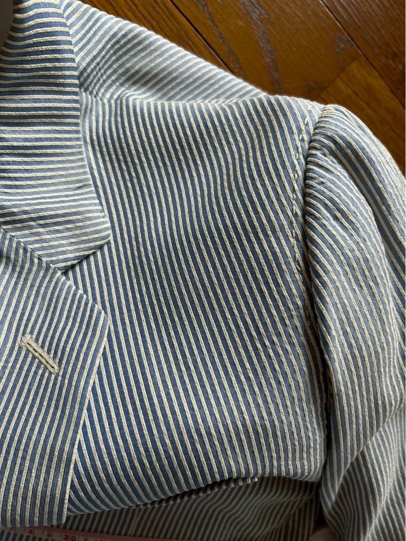 Cantate カンタータ シルクストライプジャケット