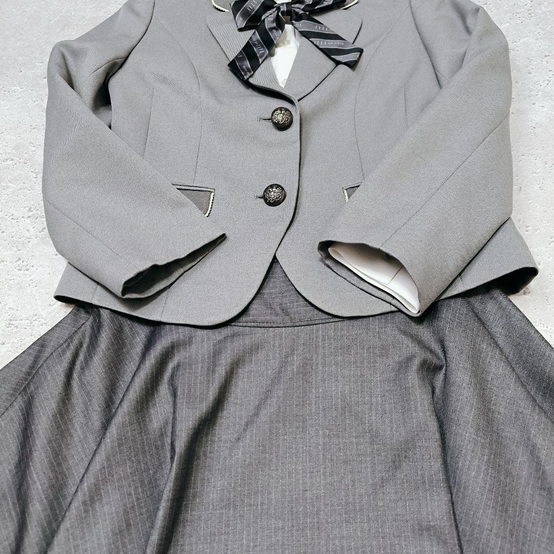 ELLE en noir セレモニースーツ　4点セット　卒業式　グレー