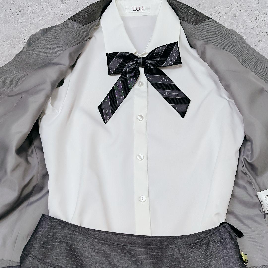 ELLE en noir セレモニースーツ　4点セット　卒業式　グレー