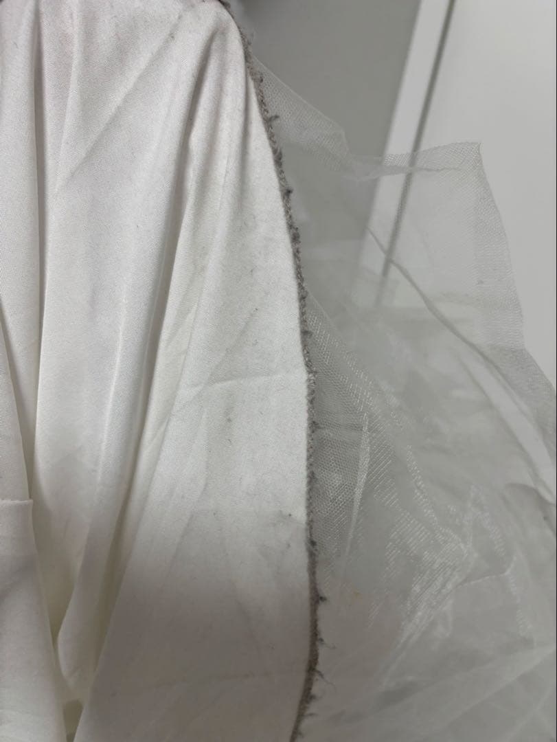 オフショルダー ボリュームフリルドレス (W342)