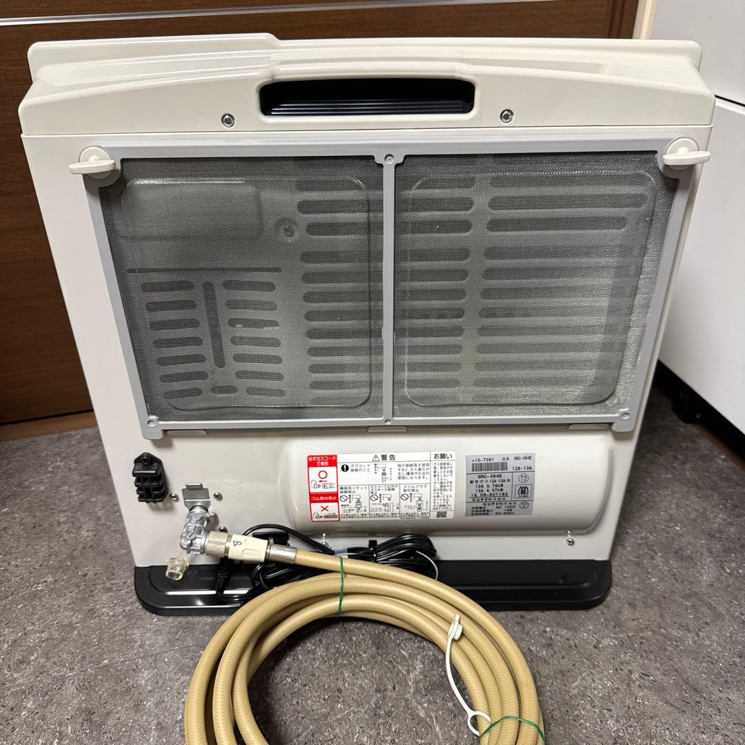 美品 リンナイ　都市ガス用ガスファンヒーター　SRC-364E