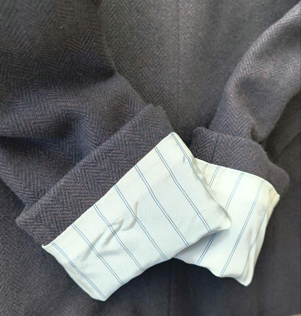 ​【美品】マーガレットハウエル ヘリンボーン ウールジャケット ブラウン M